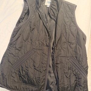 Old Navy Black Quilted Vest